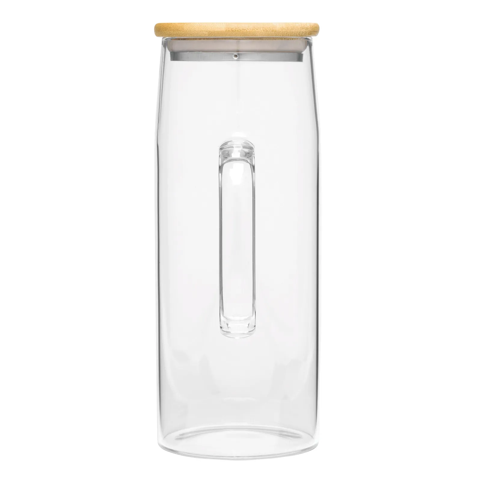 BAMBOO PITCHER - Glas-Karaffe braun, braun – Bild 4