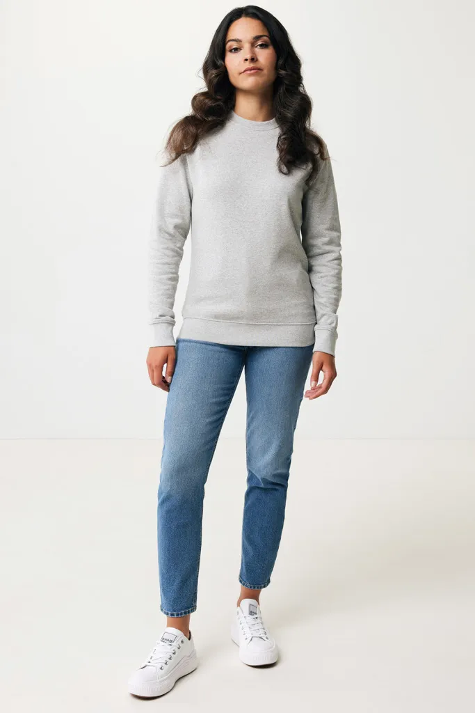 IQONIQ Denali ungefärbt. Rundhals-Sweater aus recycelter BW, heather grey – Bild 6