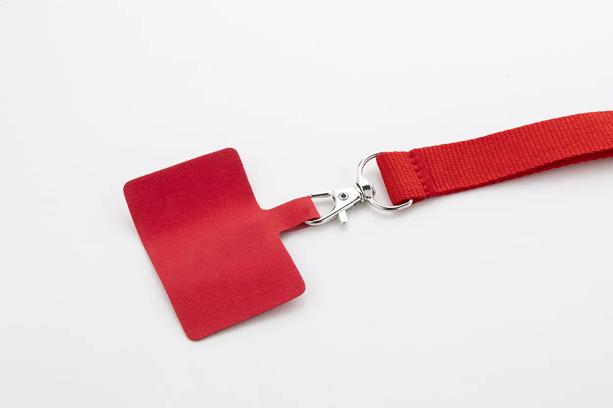 RPET-Handyhalter-Lanyard Revent Call, rot – Bild 3