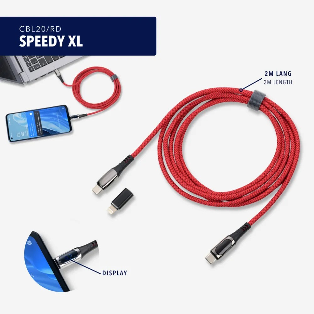 Ladekabel SPEEDY XL gunmetal/rot, gunmetal/rot – Bild 7