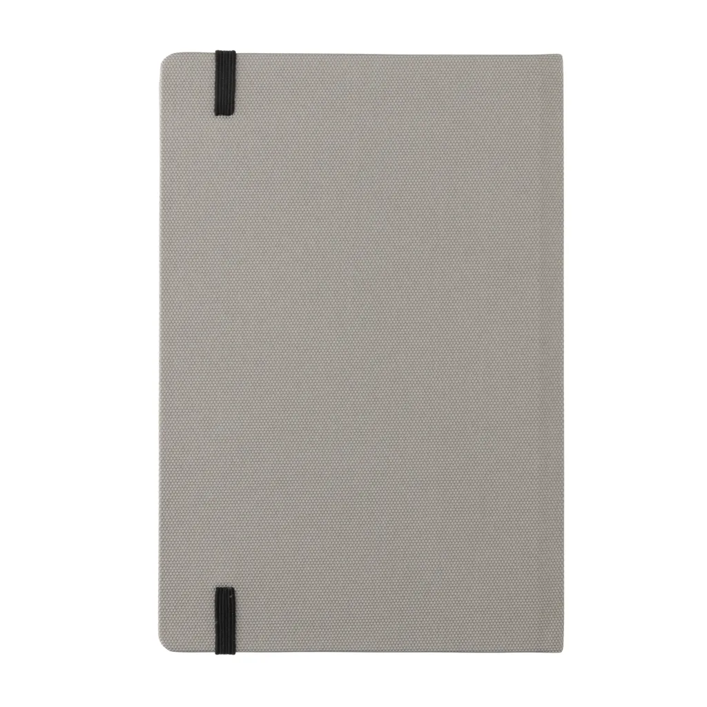 GRS-zertifiziertes rPET-A5-Notizbuch, grau – Bild 5