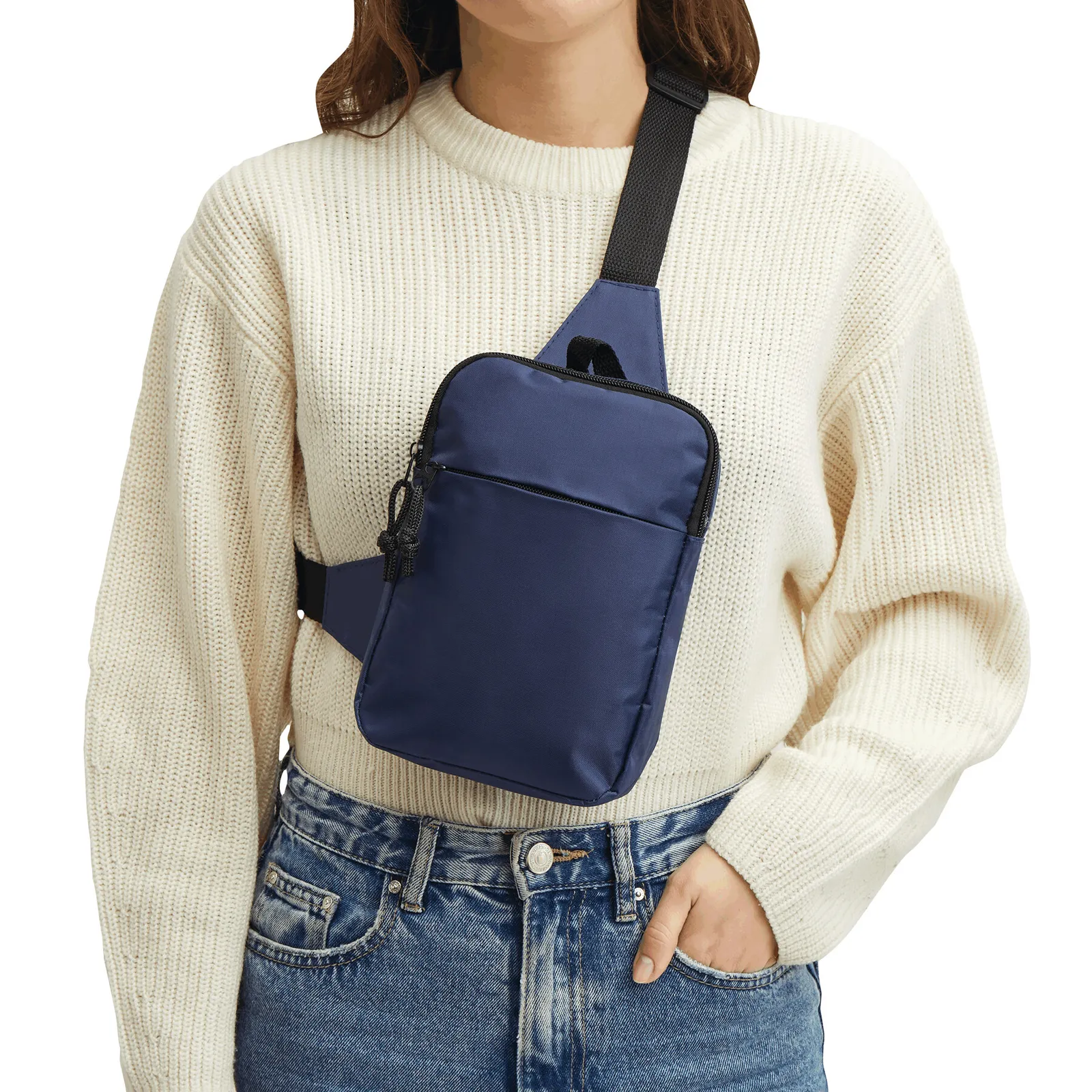 NEAR BY - Schultertasche, blau – Bild 8