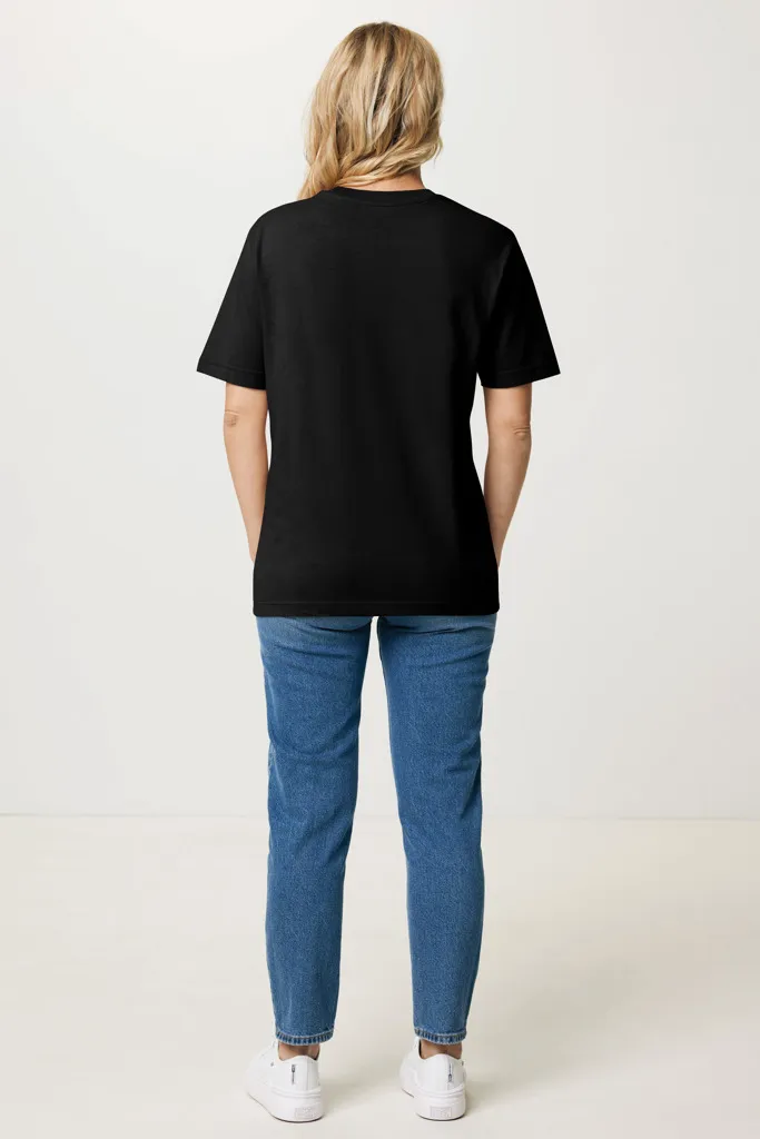IQONIQ Teide T-Shirt aus recycelter Baumwolle, schwarz – Bild 5
