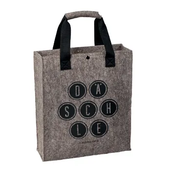 Polyesterfilz Shopper, anthrazit – Bild 2