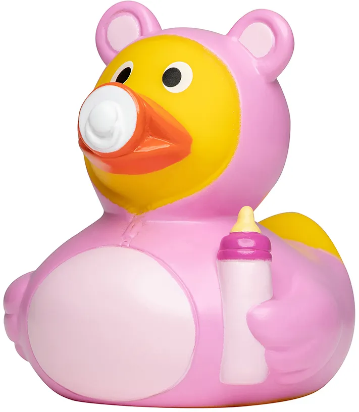 Quietsche-Ente Baby, rosa – Bild 3