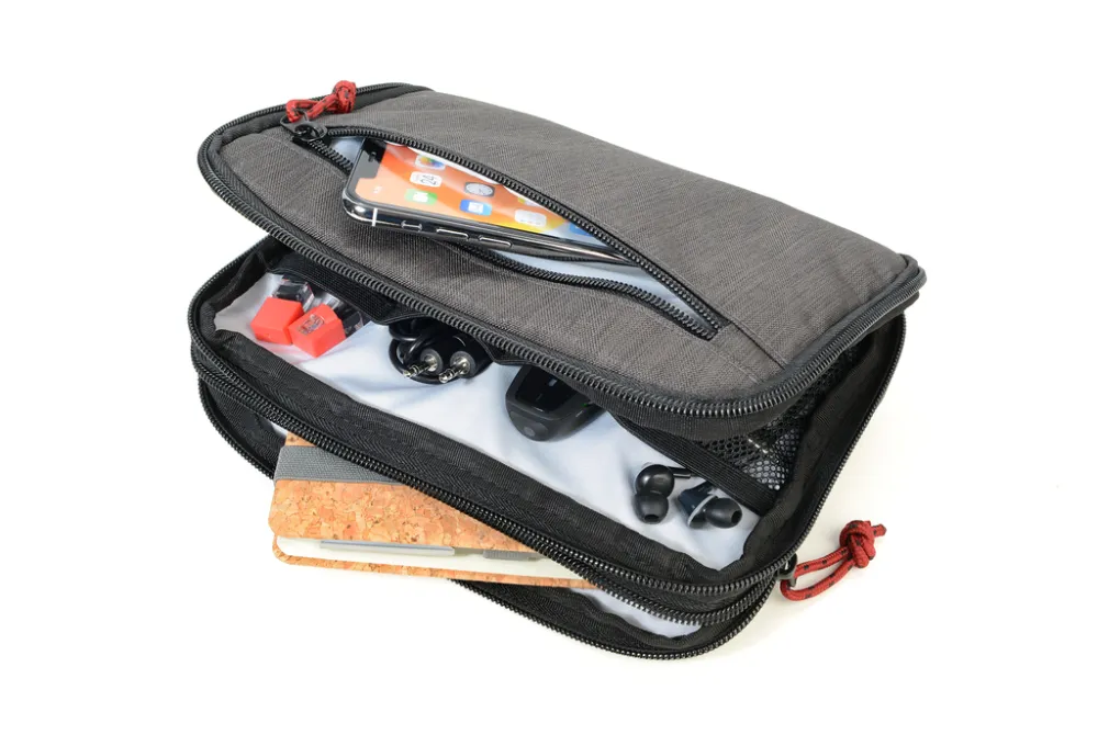 Kabeltasche BUSINESS TECH POUCH 2, anthrazit/schwarz – Bild 3