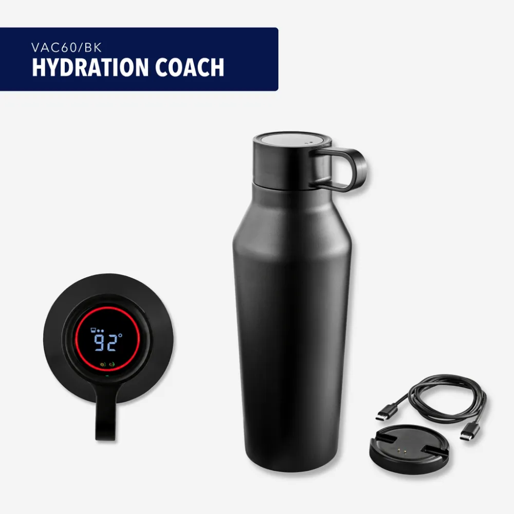 Smarte Thermoflasche HYDRATION COACH schwarz, schwarz – Bild 9
