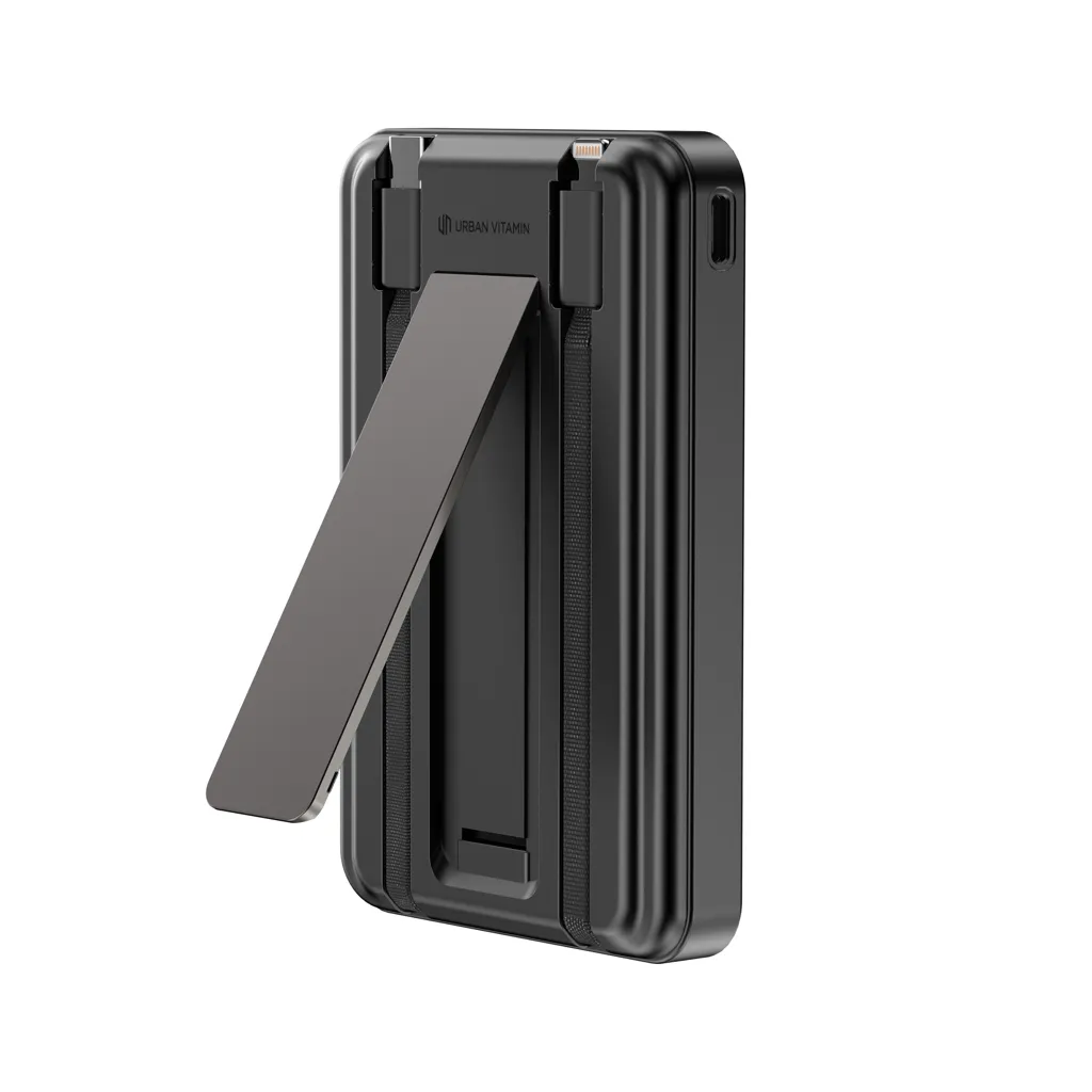 Urban Vitamin Delano 5-in-1 10.000mAh 20W PD magn. Powerbank, schwarz – Bild 11