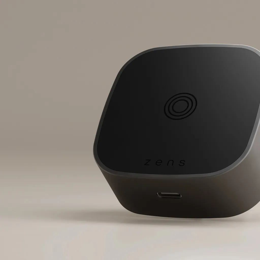 Zens Wireless Charging Adapter, schwarz – Bild 7