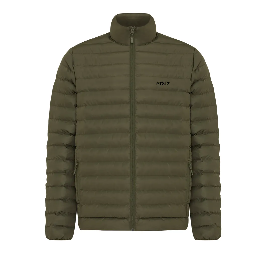 IQONIQ Maiko Herren Steppjacke aus recyceltem Polyester, khaki – Bild 3