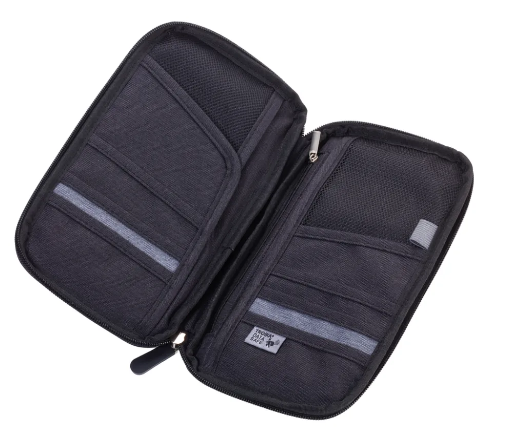 Etui SAFE FLIGHT, 247 × 137 × 22 mm, grau/schwarz – Bild 3