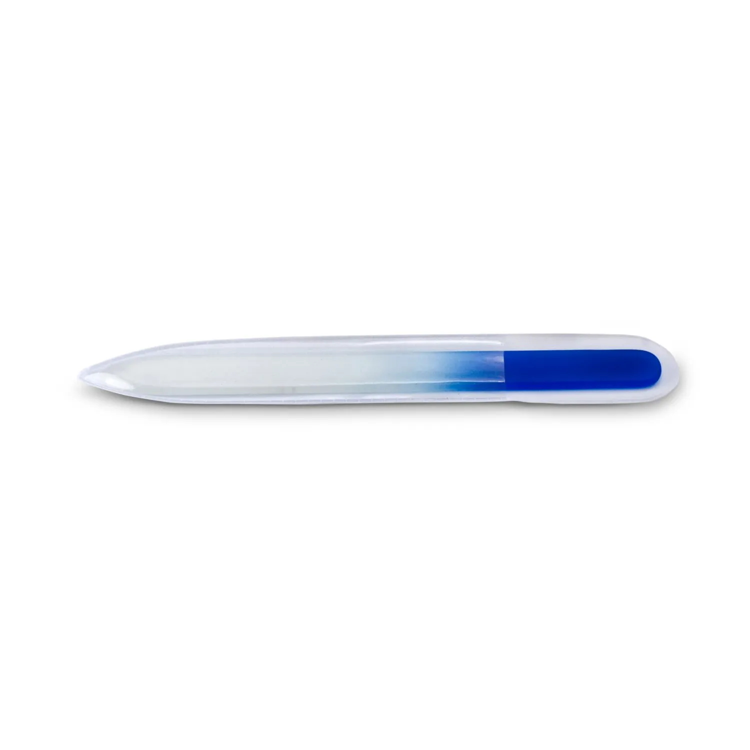 Premium-Glasnagelfeile, geätzt, blau – Bild 2