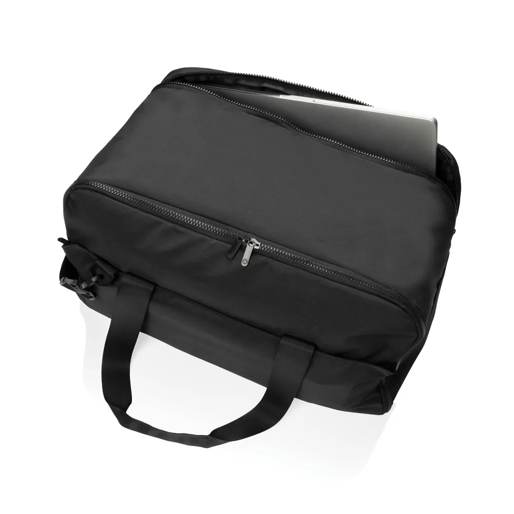 Swiss Peak Aware™ RPET 15,6" Laptop-Wochenendtasche, schwarz – Bild 5