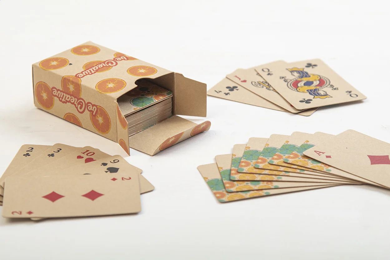 Individuelle Spielkarten CreaCard Eco, natur – Bild 5