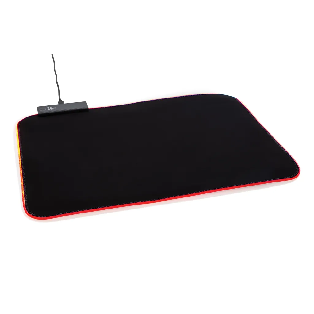 RGB Gaming Mauspad, schwarz – Bild 3