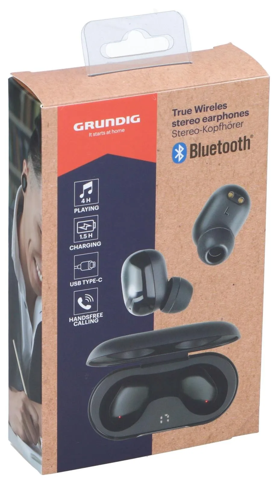 GRUNDIG kabellose TWS-Ohrhörer schwarz