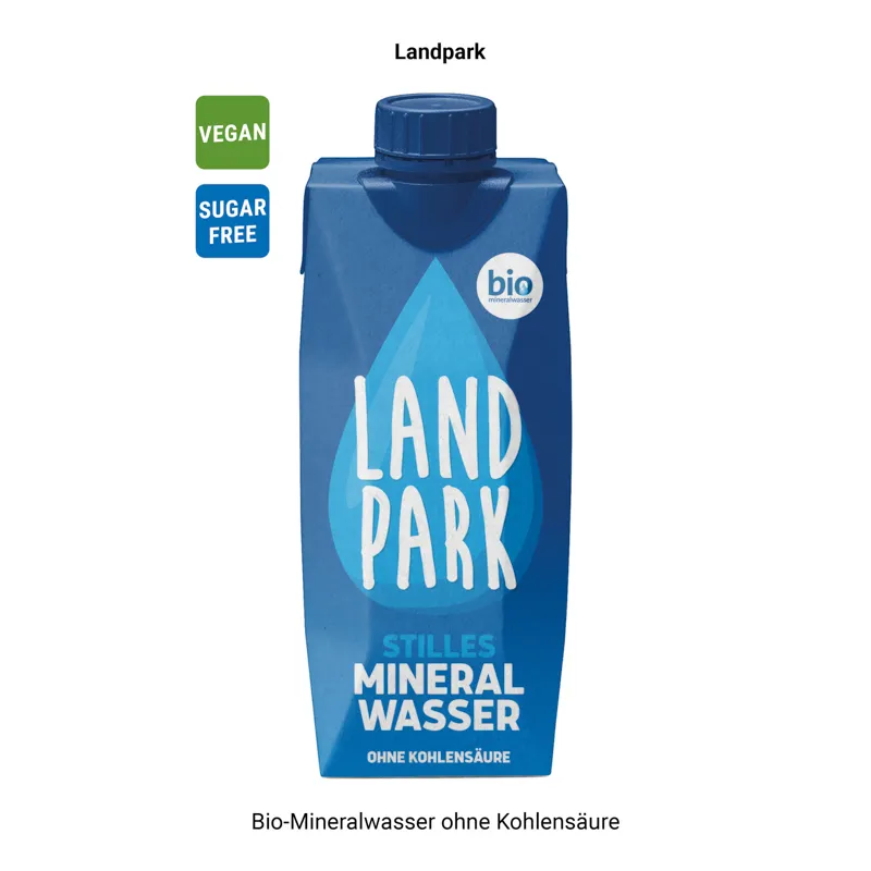 Drink Pack Landpark Mineralwasser naturelle in Werbeverpackung – Bild 2