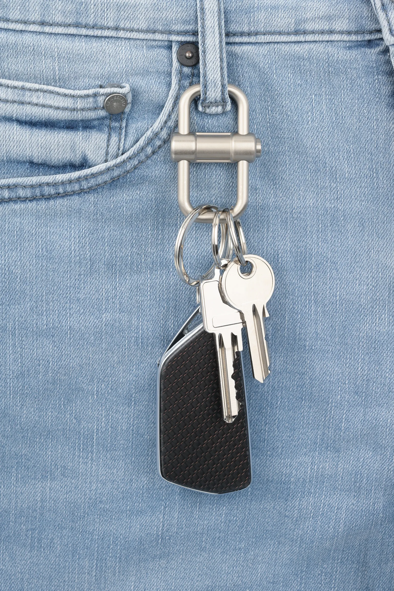 Schlüsselanhänger 2-WAY KEY silberfarben, silberfarben – Bild 4