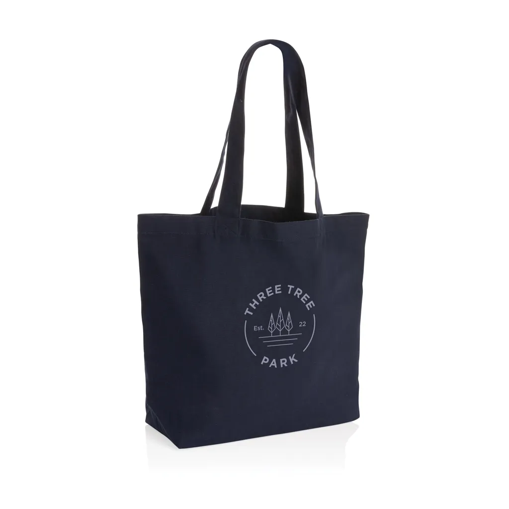 Impact Aware™ 240g/m² rcCanvas Shopper + Tasche, ungefärbt, navy blau – Bild 4