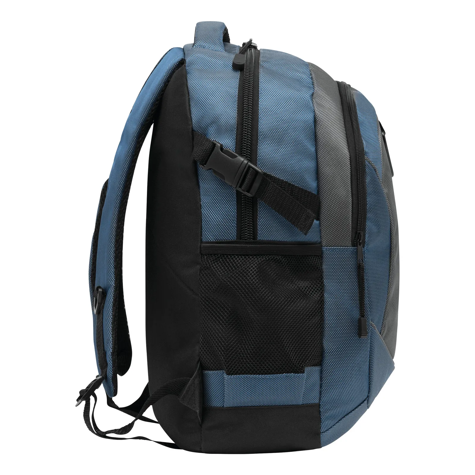 HIGH-CLASS - Rucksack, blau, grau – Bild 4