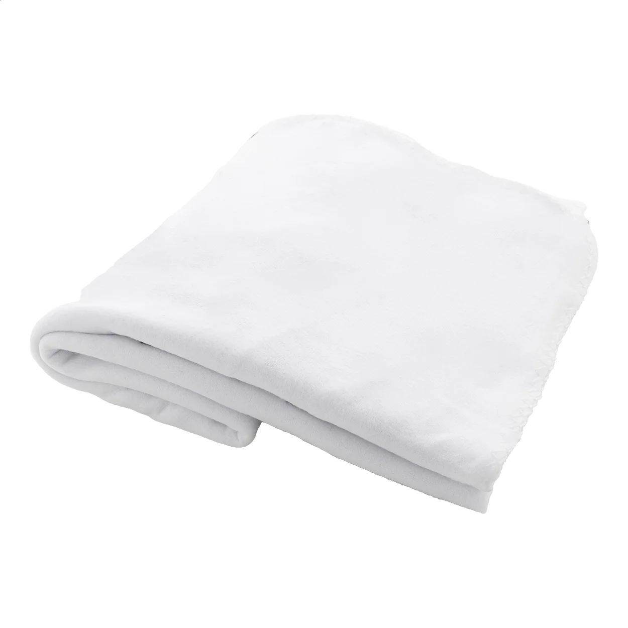 Individuelle Fleece-Decke, RPET CreaFleece, weiß – Bild 2