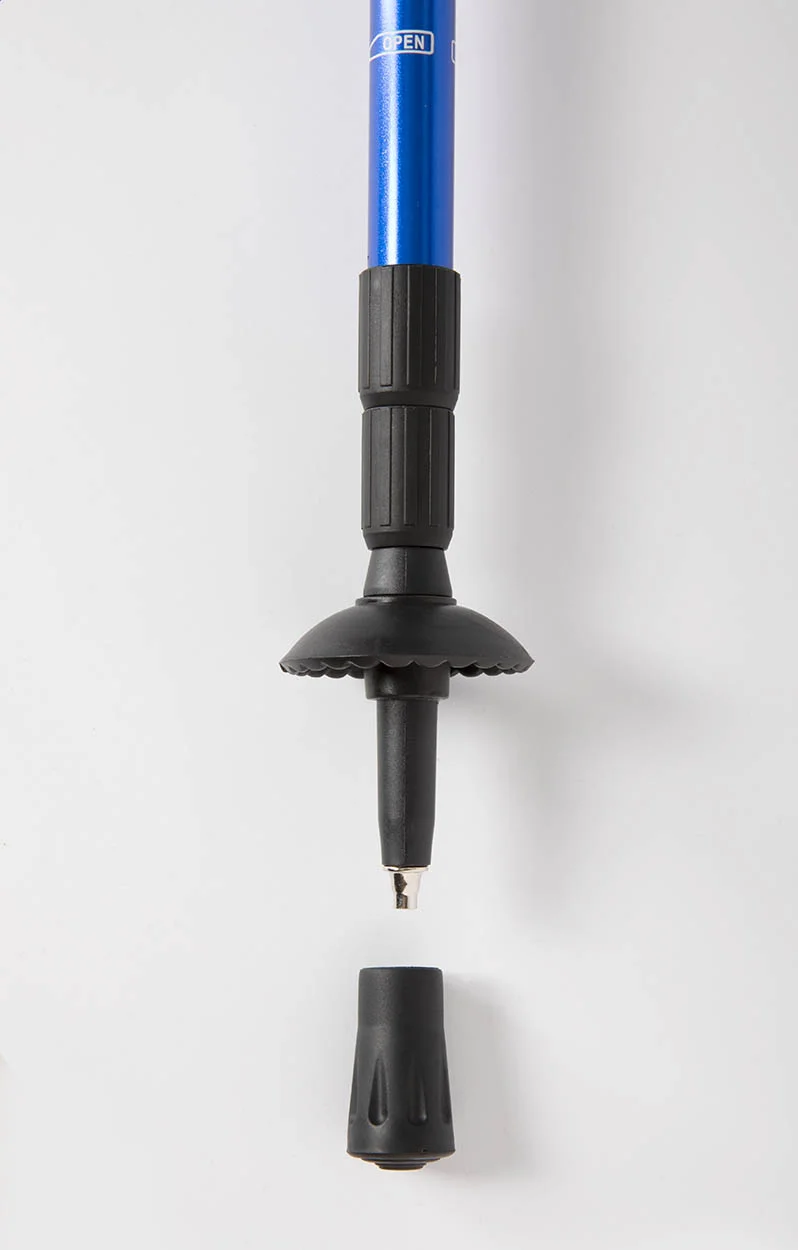 Nordic-Walking-Stöcke Pulpit, blau, schwarz – Bild 4