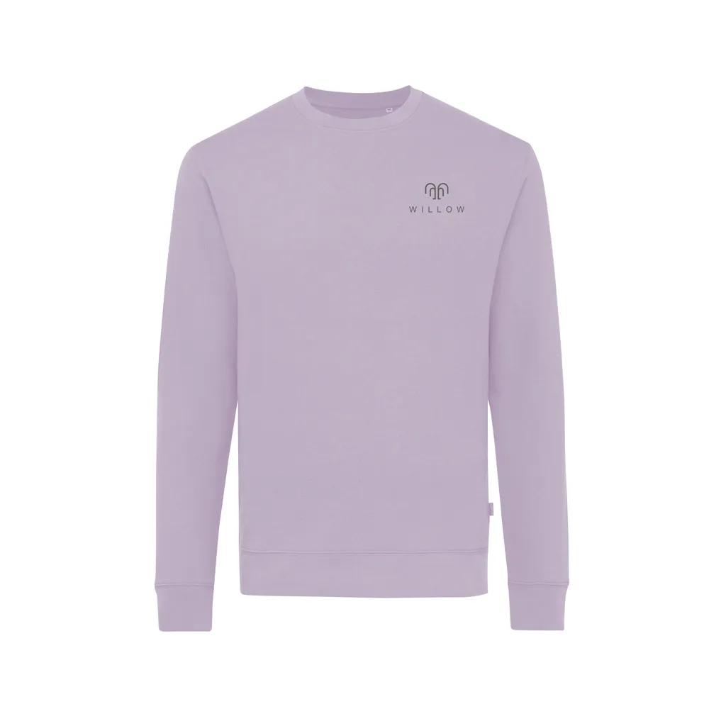 IQONIQ Zion Rundhals-Sweater aus recycelter Baumwolle, lavender – Bild 3