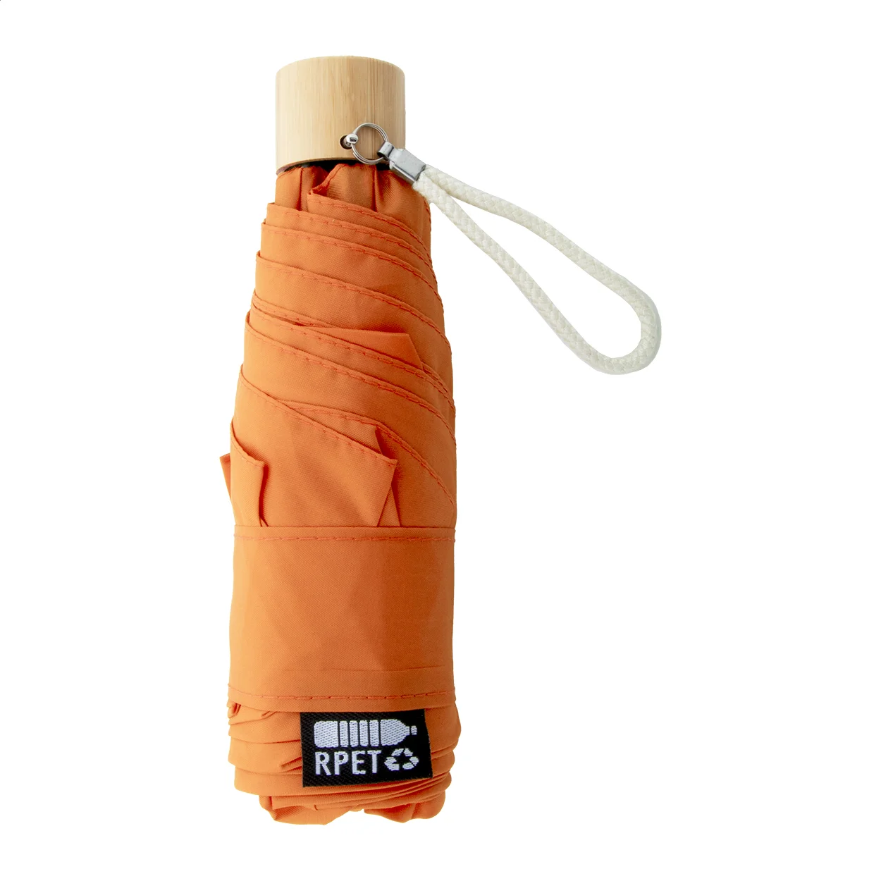 RPET Mini-Regenschirm Miniboo, orange – Bild 6