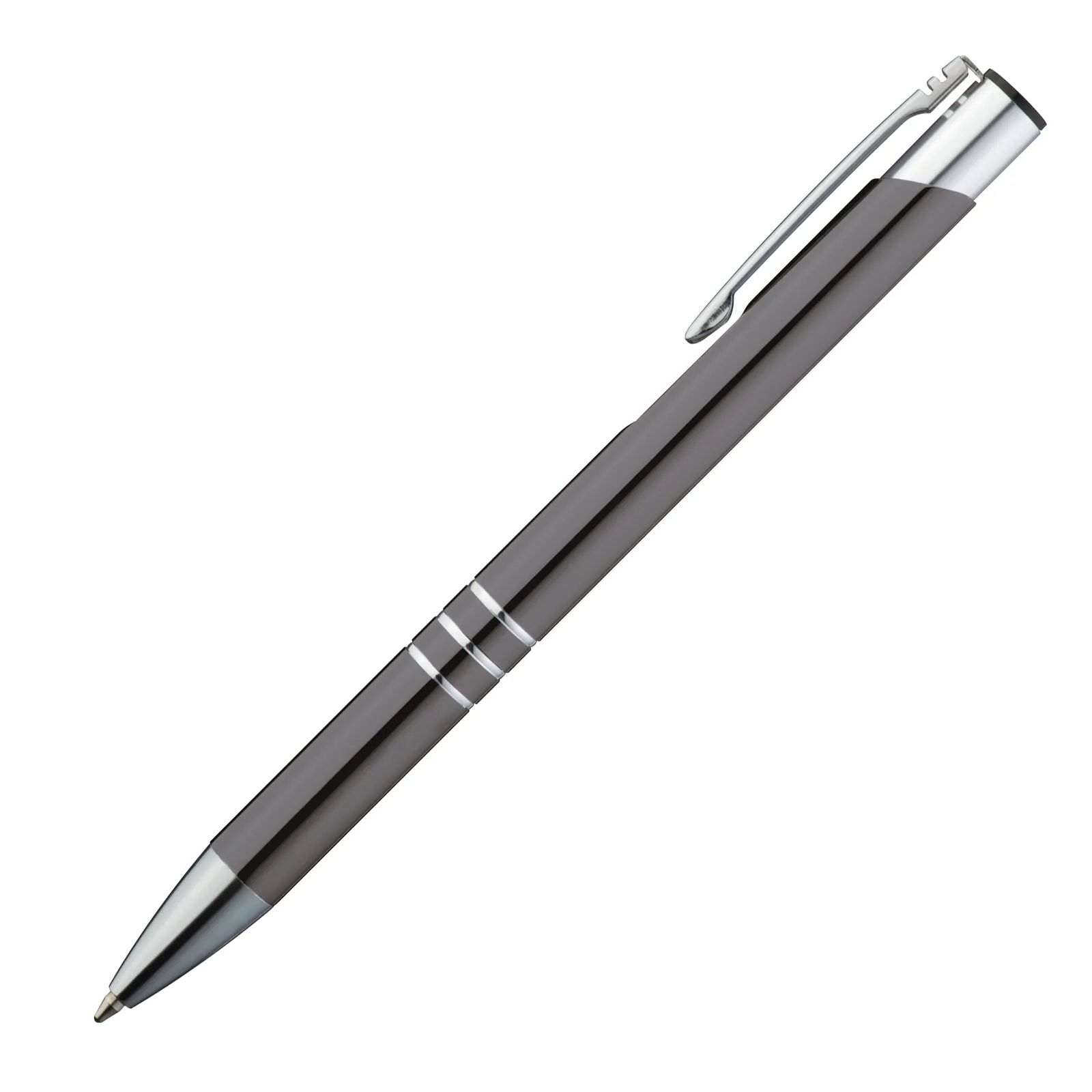 Metall Kugelschreiber Ascot, anthrazit – Bild 2