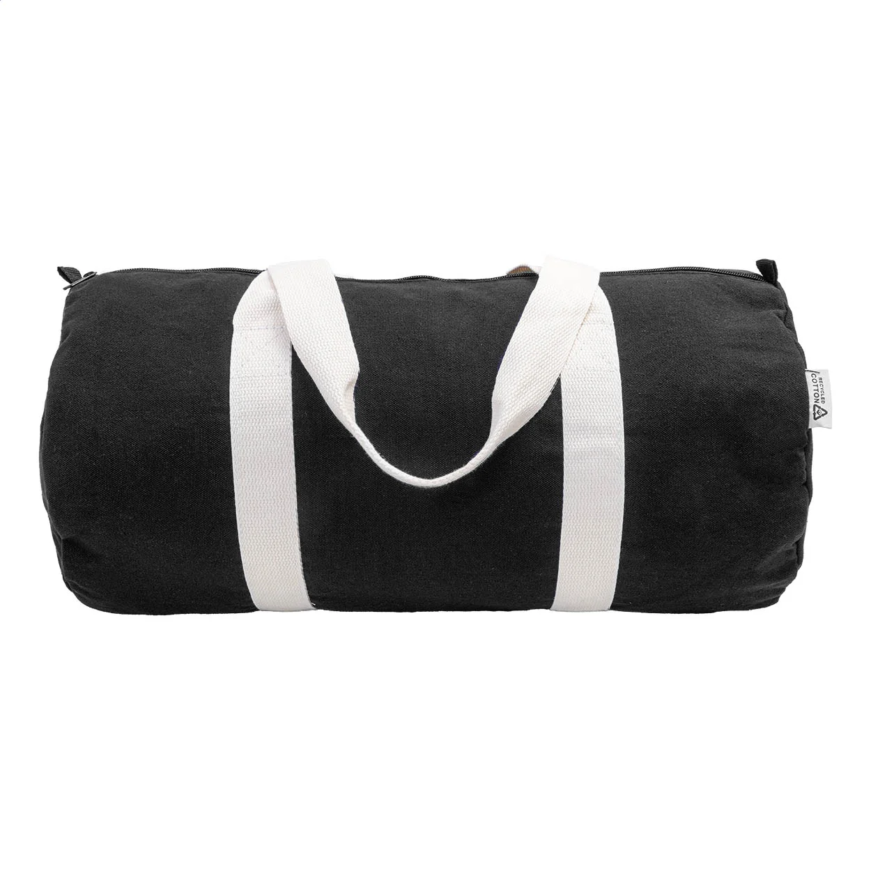 Sporttasche Rekan Duff aus recyceltem Canvas, schwarz – Bild 2