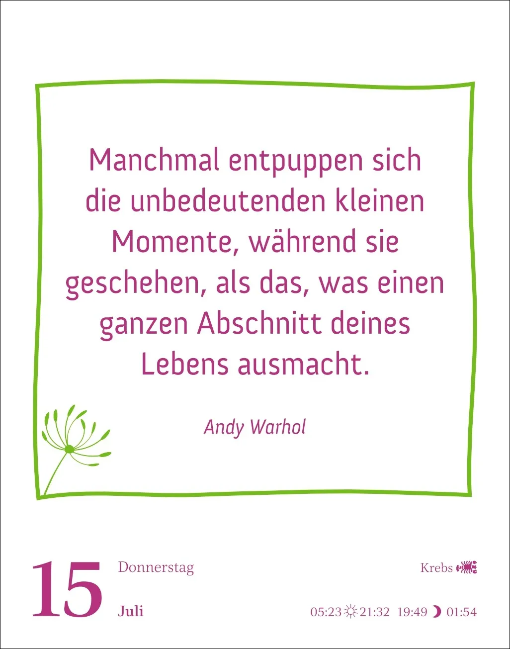 Heute ist dein Tag! Tagesabreißkalender 2027 – Bild 8