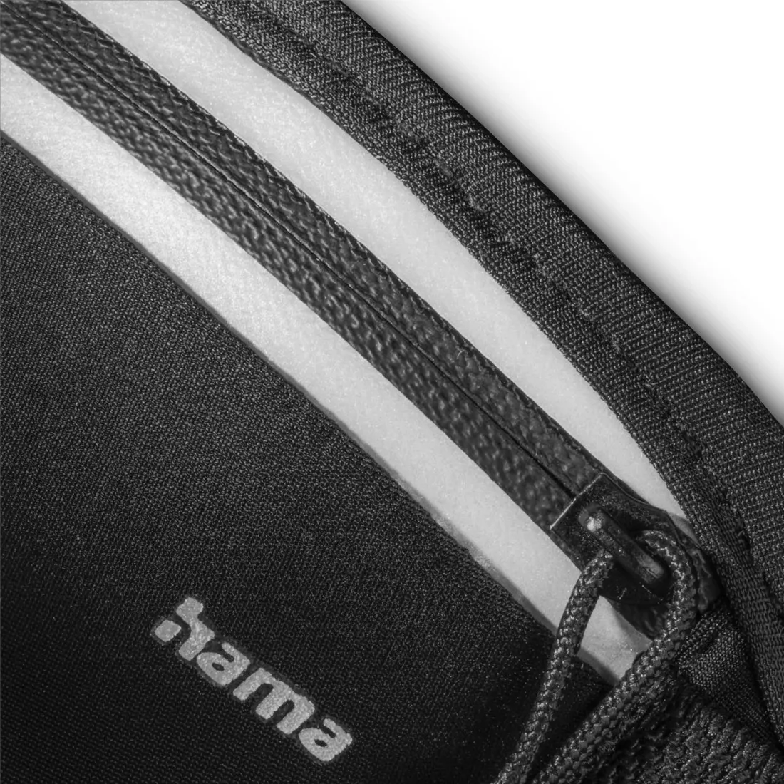 Hama Handy-Bauchtasche, Laufgürtel zum Joggen, Schwarz – Bild 5