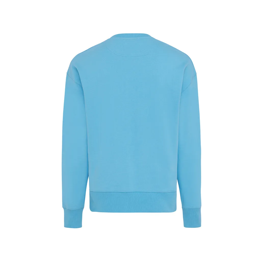 IQONIQ Kruger Relax-Rundhals-Sweater aus recycelt. Baumwolle, tranquil blue – Bild 2