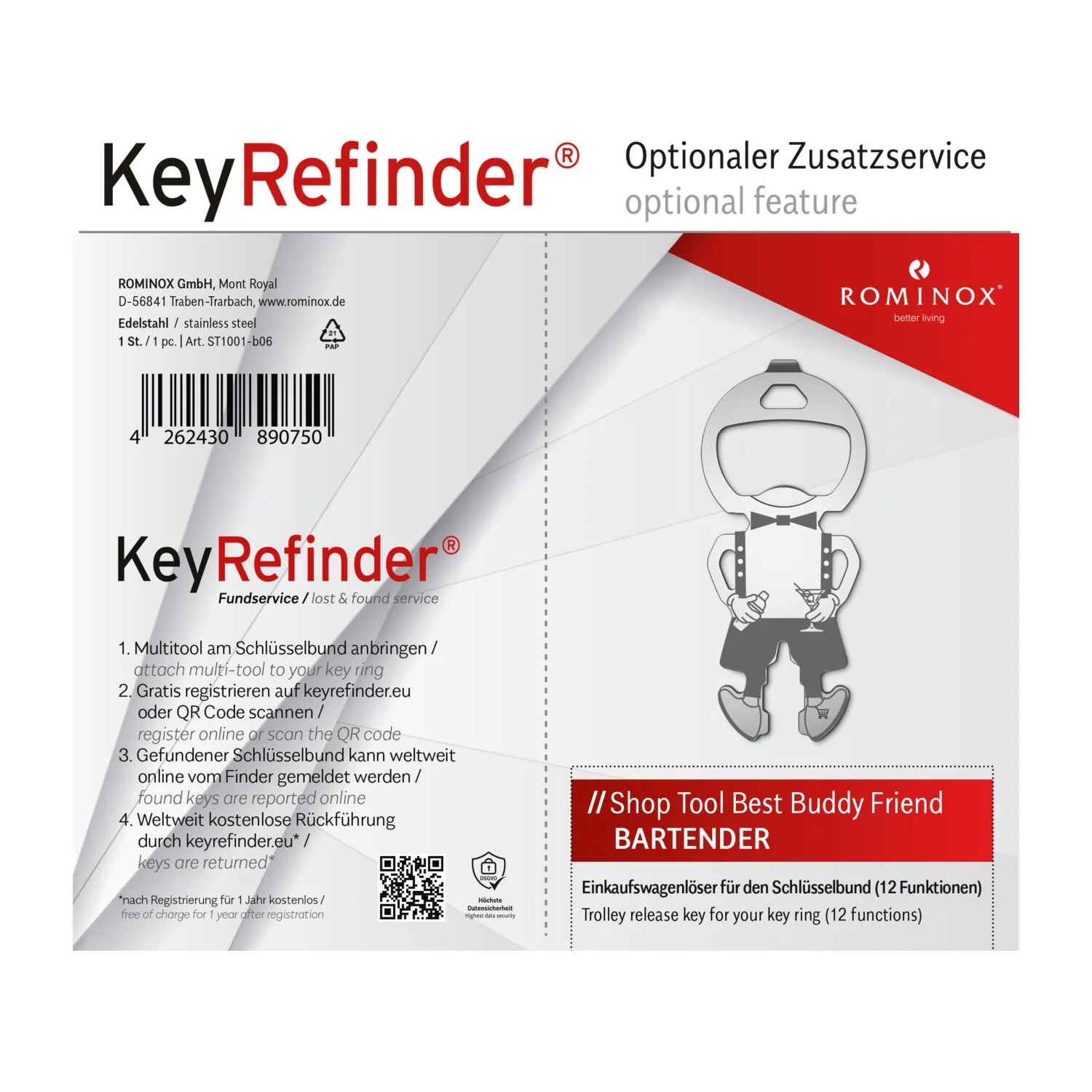 ROMINOX® Best Buddy Friend // Bartender, silber – Bild 9