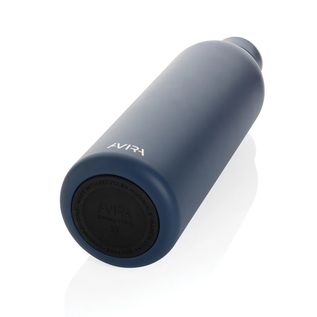 Avira Avior RCS recycelte Stainless-Steel Flasche 1L, navy blau – Bild 5