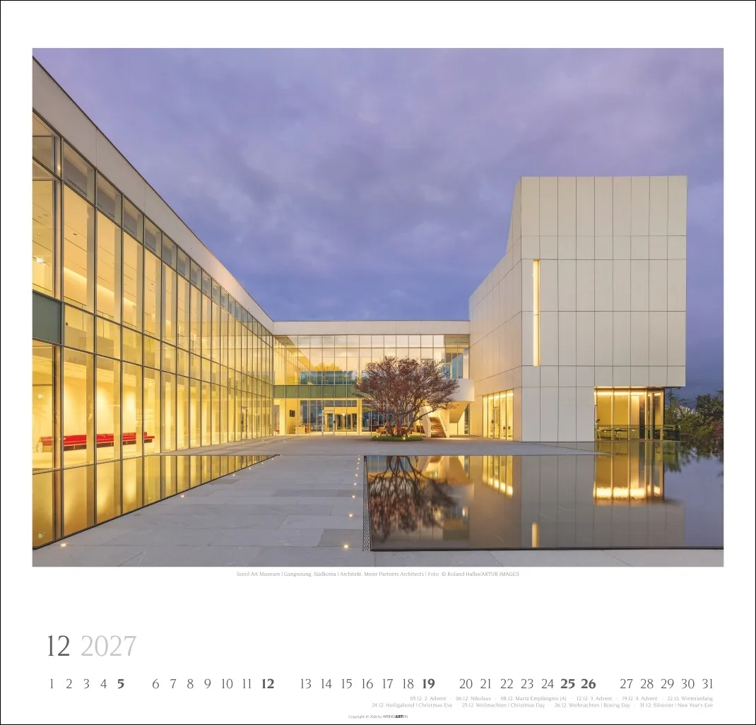 Moderne Architektur Wandkalender 2027 – Bild 13