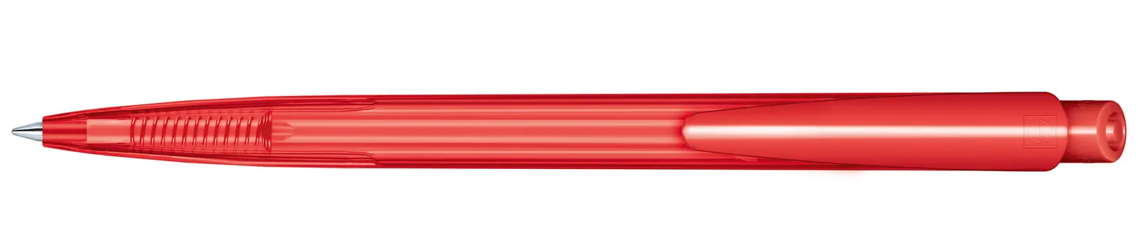 Dart Clear Druckkugelschreiber, Rot 186 – Bild 3