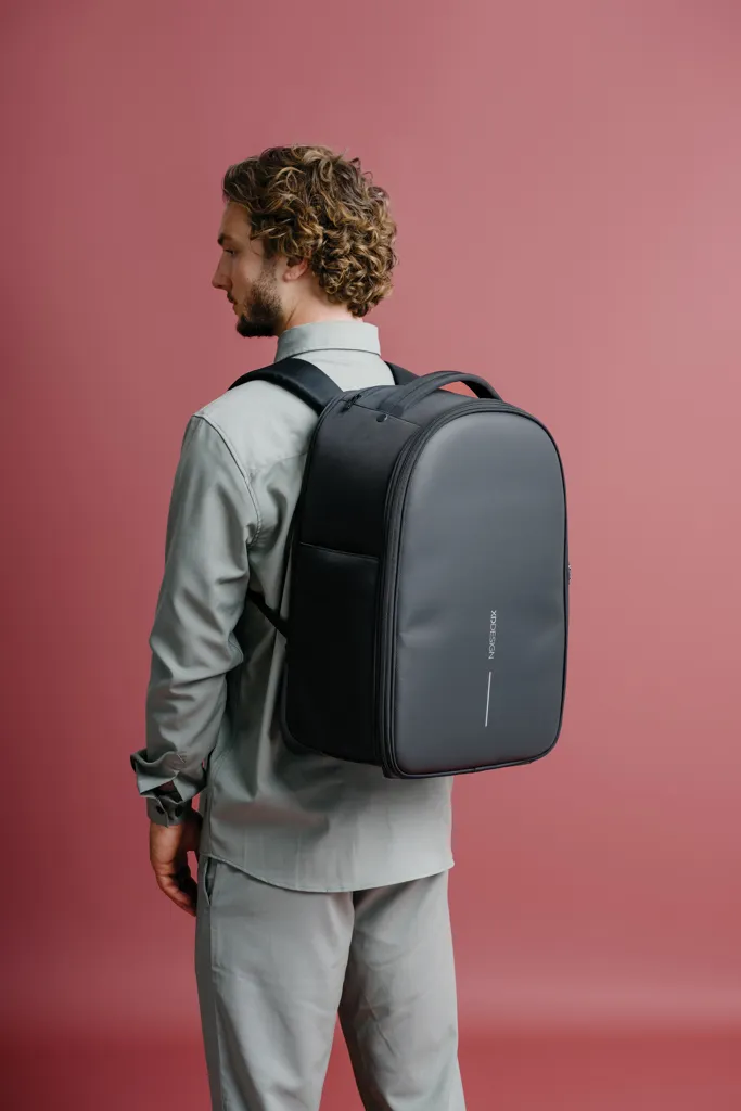 Bobby Rucksack Trolley, schwarz – Bild 4