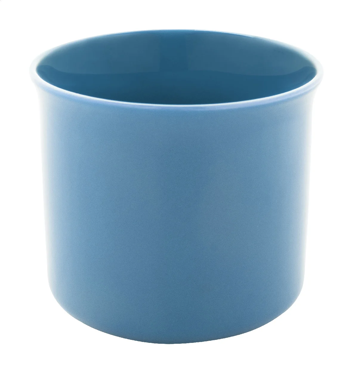 Matter Vintage-Becher Woodstock Flat, hellblau – Bild 3