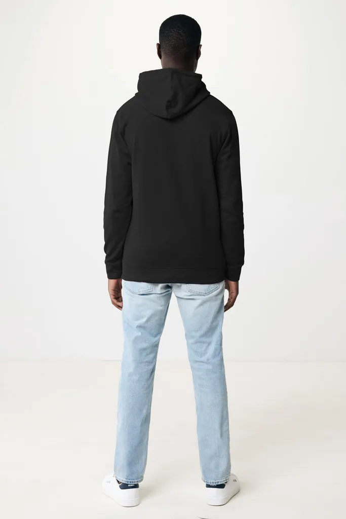 IQONIQ Jasper Hoodie aus recycelter Baumwolle, schwarz – Bild 7