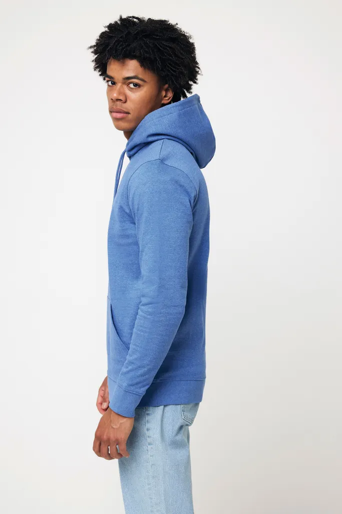 IQONIQ Torres ungefärbter Hoodie aus recycelter Baumwolle, heather blue – Bild 6