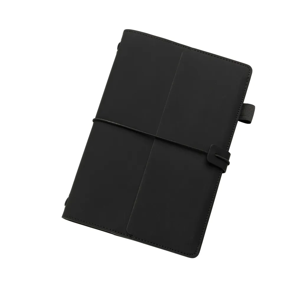 Daily Notes Binder 3-in-1 PU-Notizbuch zum Nachfüllen, schwarz – Bild 3