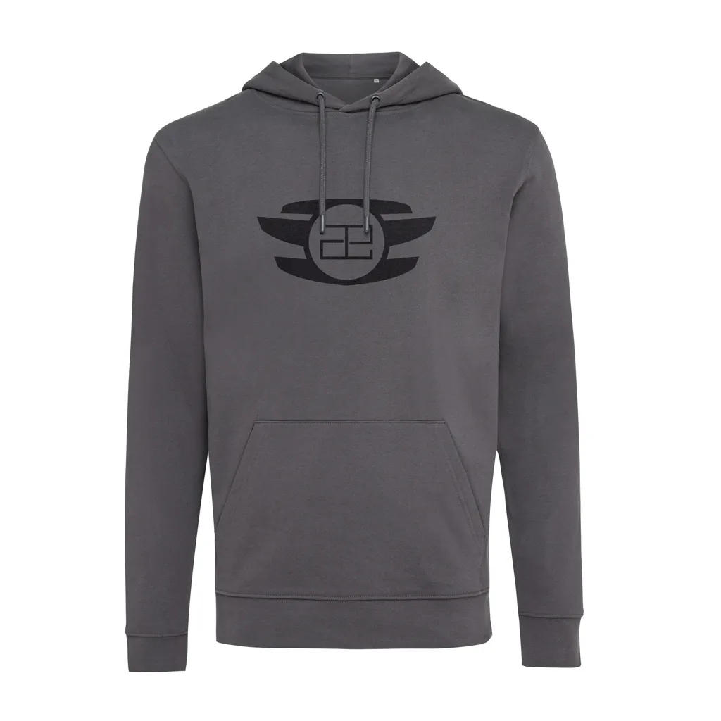 IQONIQ Jasper Hoodie aus recycelter Baumwolle, anthrazit – Bild 4