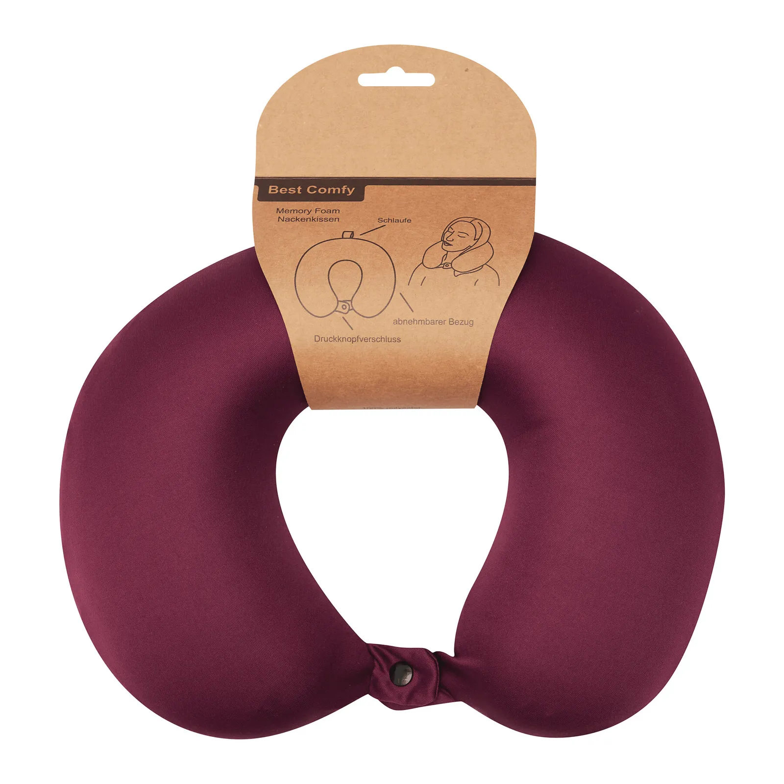 BEST COMFY - Nackenkissen, beere – Bild 3