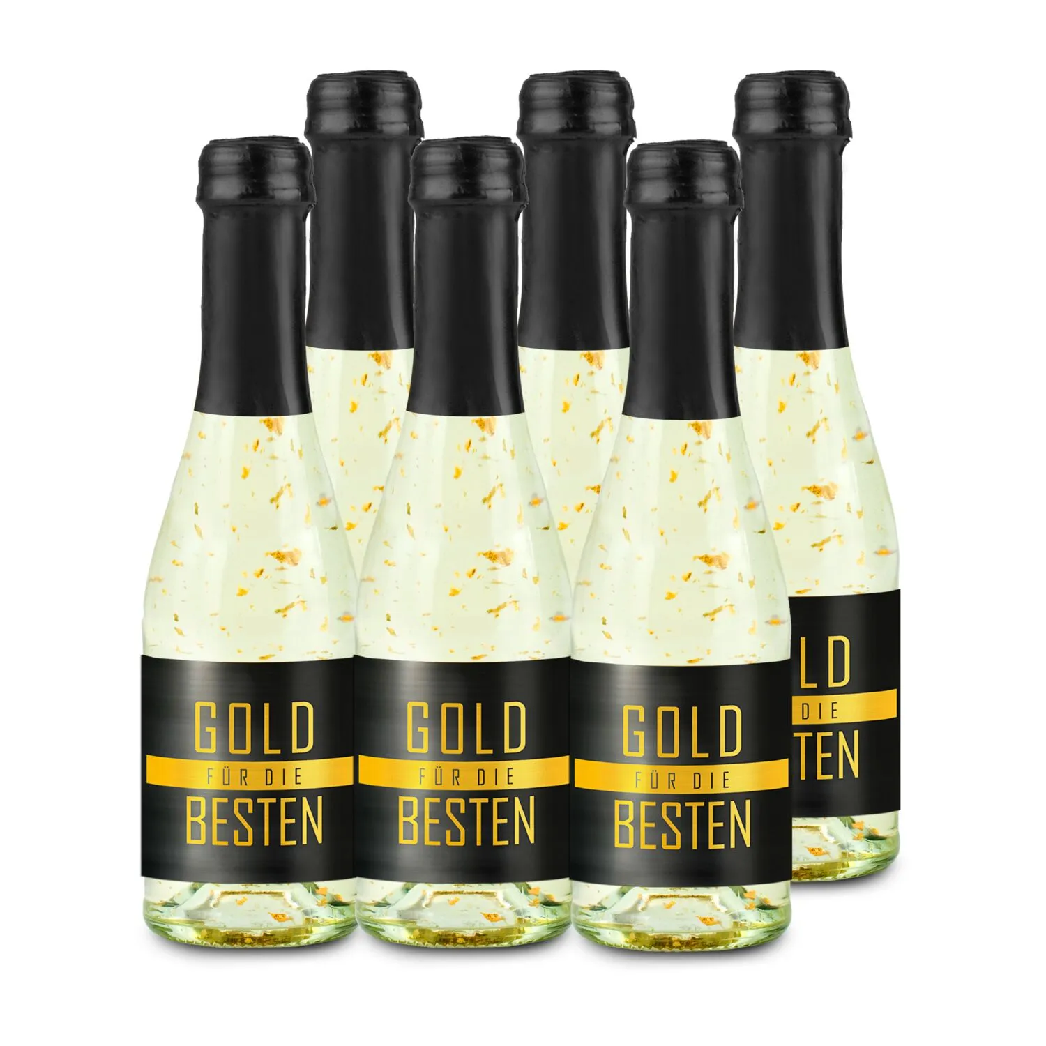6x Gold für die Besten, 0,2 l, gold – Bild 4