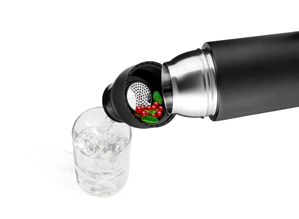 Thermoflasche INFUSE+ schwarz, schwarz – Bild 3