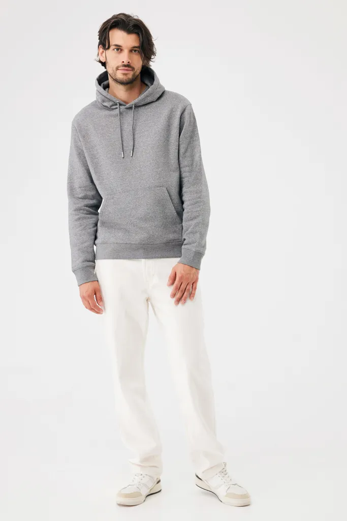 IQONIQ Joshua Hoodie aus recycelter Baumwolle, light heather anthracite – Bild 5