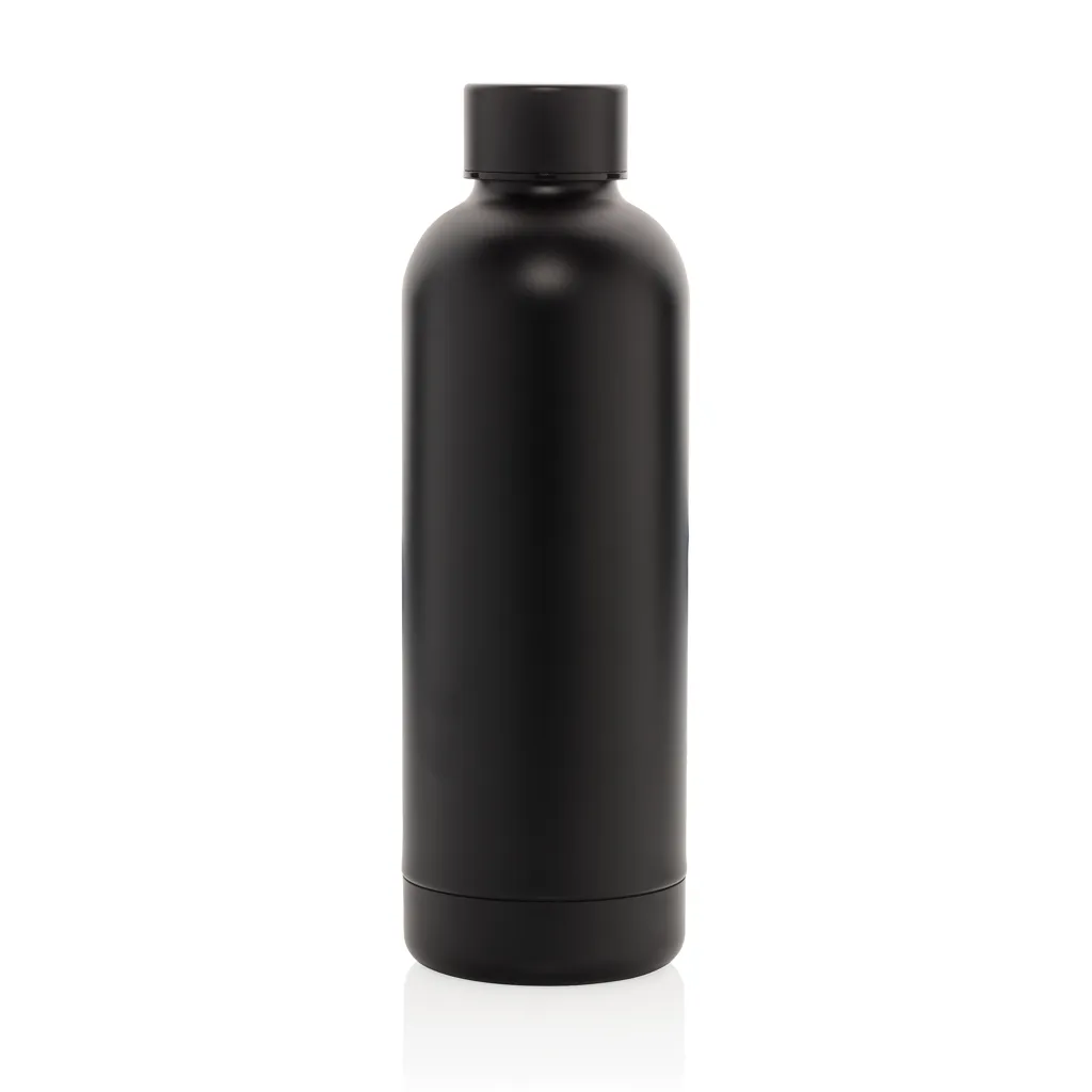 Impact Vakuumflasche aus RCS recyceltem Stainless-Steel, schwarz – Bild 2