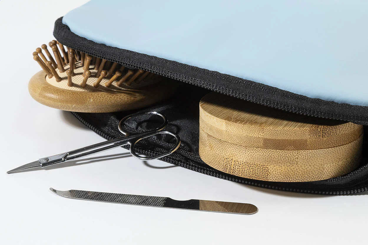 RPU Kosmetiktasche Pluum, hellblau – Bild 3