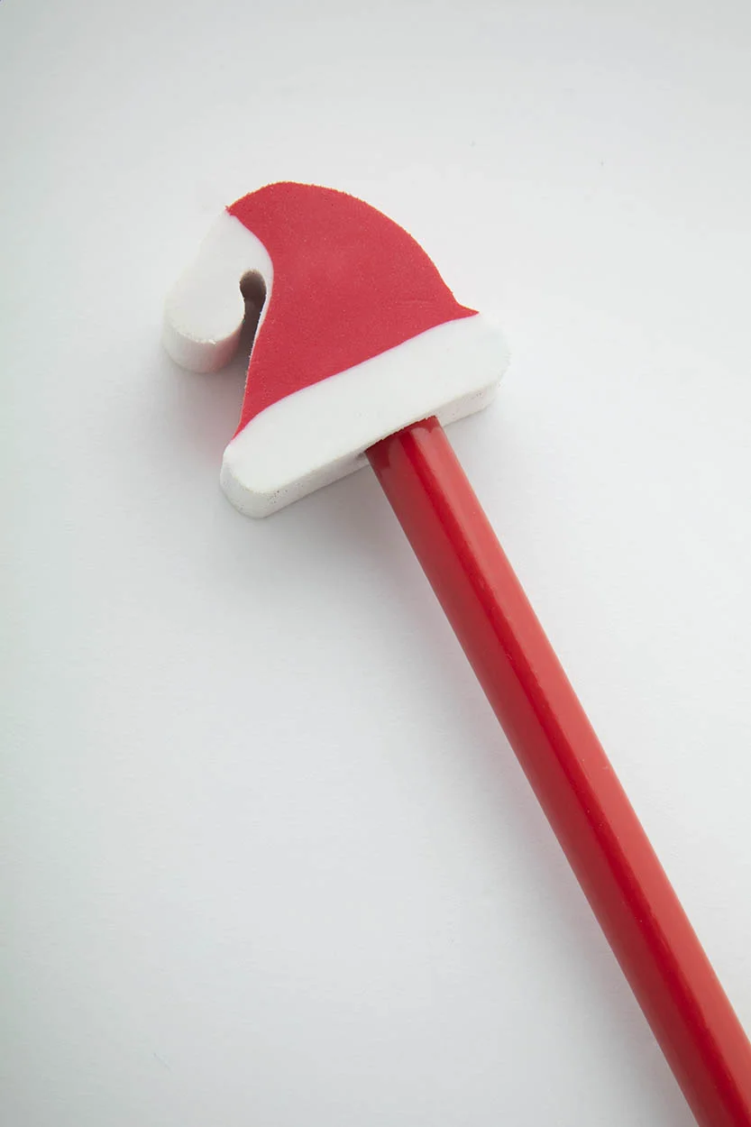 Bleistift Ramsvika mit Weihnachtsfigur, Weihnachtsbaum, rot – Bild 2